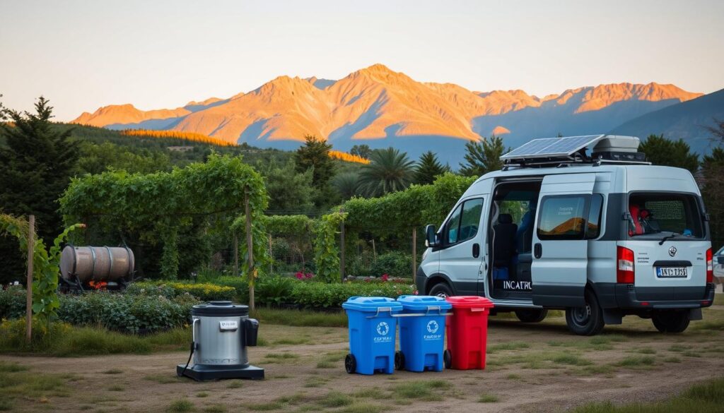 Autark leben Wasser Müllmanagement