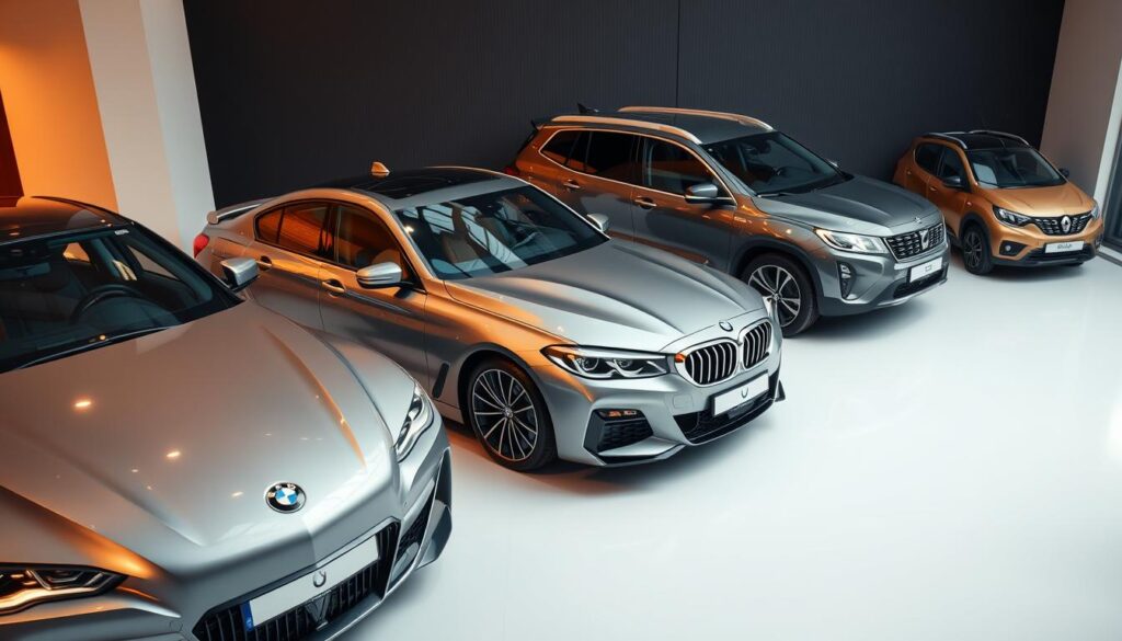 Modellvergleich BMW Mercedes Dacia