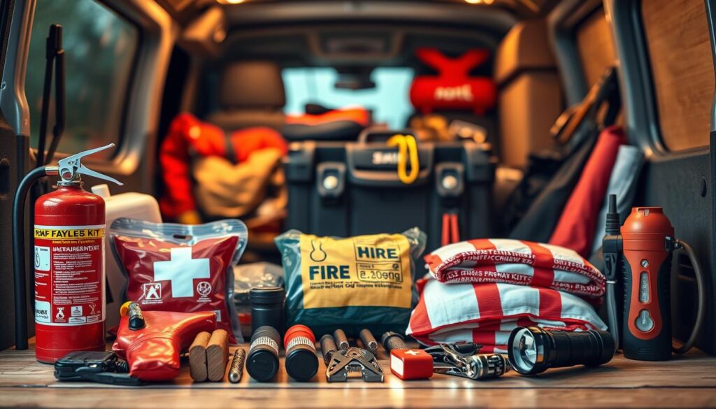 Sicherheitsausrüstung für Wohnmobil